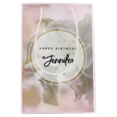 White Apple Blossom Photography Medium Cadeauzakje (Voorkant)