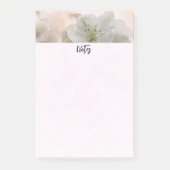 White Apple Blossom Photography Post-it® Notes (Voorkant)
