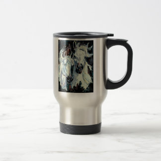 White Arabian Travel Mug Reisbeker