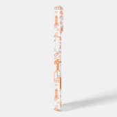 White Architectural Blueprint Engineer Pattern Case-Mate iPhone Case (Achterkant / Rechts)