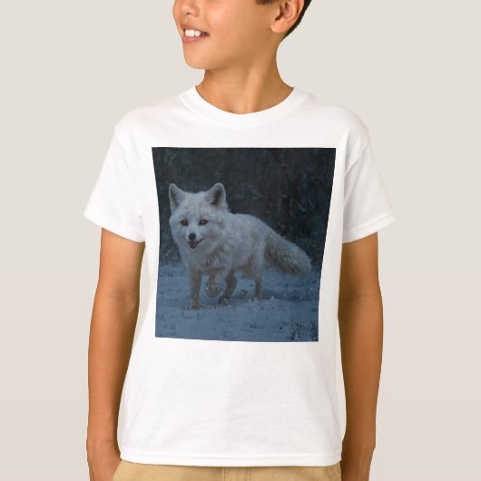 White Arctic Fox T-shirt (Voorkant)