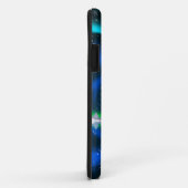 White Arctic Wolf & Northern Lights iPhone 5 Coque (Dos/Droite)