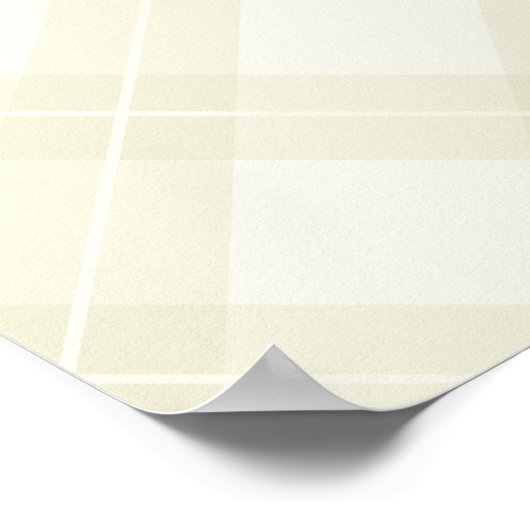 White Argyle Pattern Poster (Hoek)