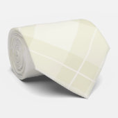 White Argyle Pattern Stropdas (Opgerold)