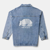White Armadillo Specialized Graphic Denim Jacket (Achterkant)