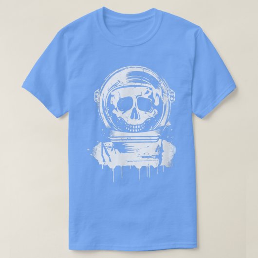 White astronaut graffiti t-shirt (Design voorkant)