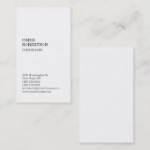 White Attractive Classification Standard Visitekaa Visitekaartje (Voorkant / Achterkant)