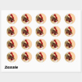 White Australorp Hen Sticker (Vel)