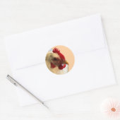 White Australorp Hen Sticker (Envelop)