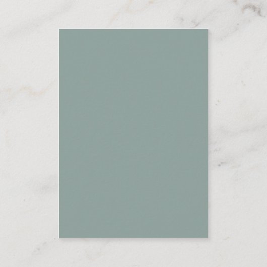 White Autumn Greenery Shower Registry QR Code Informatiekaartje (Achterkant)