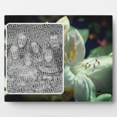 White Azalea Flower Creëer Uw eigen foto Fotoplaat (Voorkant)