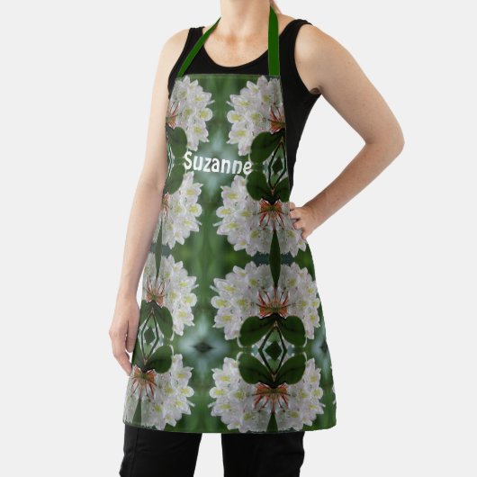 White Azalea Flower with Raindrops Personated Schort (Insitu)