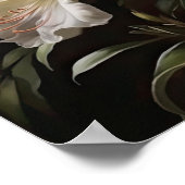 White Azalea Flowers Art Print Poster (Hoek)