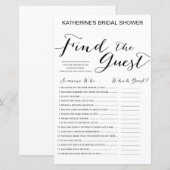 White Background Vrijgezellenfeest Game PRINTED (Voorkant / Achterkant)