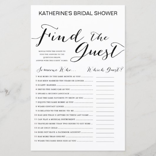 White Background Vrijgezellenfeest Game PRINTED (Voorkant)