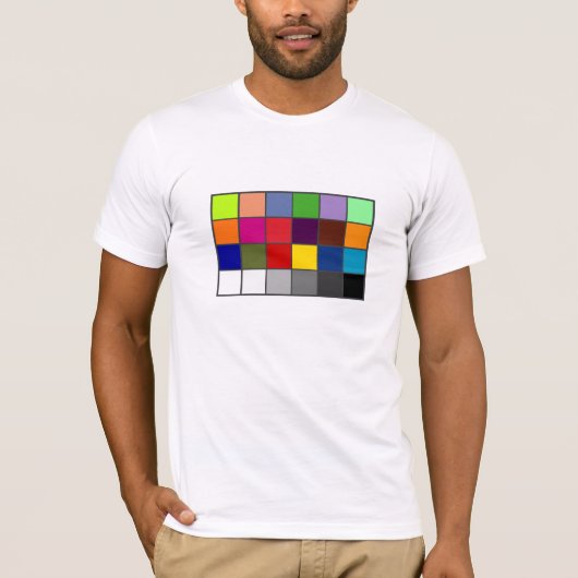 White Balance Color Grafiek T-shirt (Voorkant)