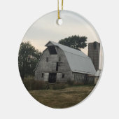 White Barn Ornament (Links)