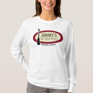 White Basic Long voor vrouwen T-shirt