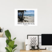 White Beach Boracay Poster (Thuiskantoor)