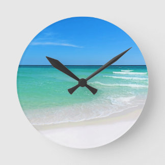 White Beach Ronde Klok