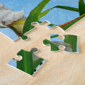 White Bearted Iris Blossom Legpuzzel (Zijkant)