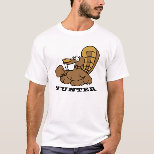 White Beaver Hunter T-shirt (Voorkant)
