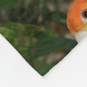 White Bellied Caïque Parrot met Bamboe Tree Fleece Deken (Hoek)