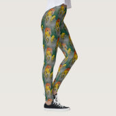 White Bellied Caïque Parrot Palling Leggings (Rechts)