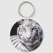White Bengal Tiger Sleutelhanger (Achterkant)