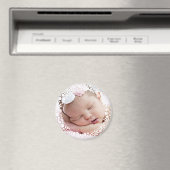 White Berry Framed Baby Foto Magneet (Insitu (Vaatwasser))