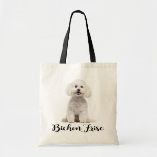 White Bichon Frise Puppy Dog Love Tote Bag