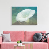 White Bindweed - Wild Perennial Morning Glory Canvas Afdruk (Insitu (Woonkamer))