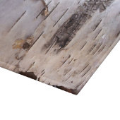 White Birch Tree Bark Photography Snijplank (Hoek)