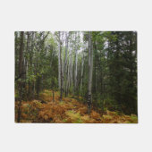 White Birch Trees and Herfst Ferns in Rocky Mounta Deurmat (Voorkant)
