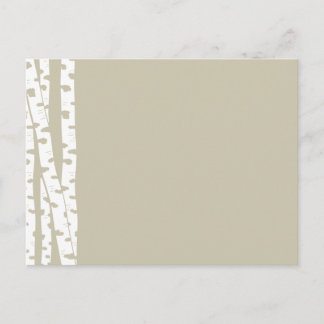 White Birch Trees Briefkaart