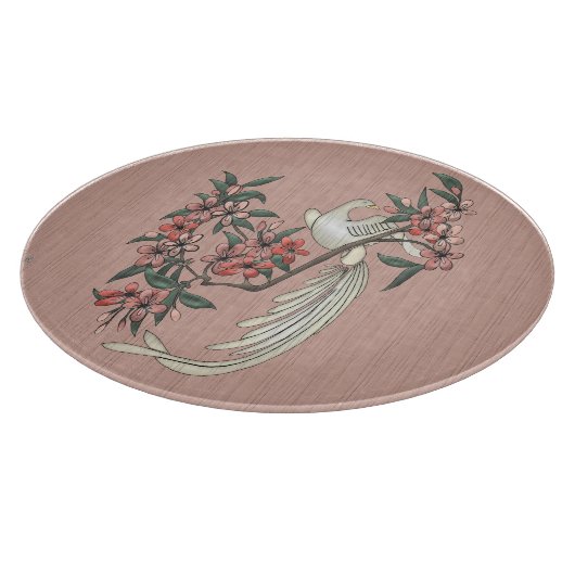 White Bird - Kersenbloesem Charcuterie Board Snijplank (Hoek)