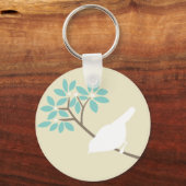 White Bird Sleutelhanger (Voorkant)