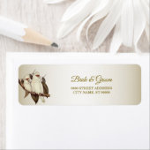 White Birds Return Address Label (Insitu)