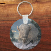 White Bison Sleutelhanger (Voorkant)