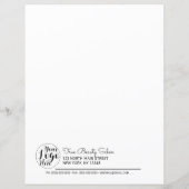 White Black Border Script Logo Lash Client Record (Achterkant)