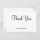 White/Black-dank-kaarten (Voorkant / Achterkant)