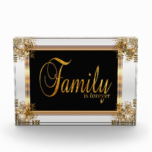 White, Black Gold - De familie is altijd oud Fotoblokken (Voorkant)