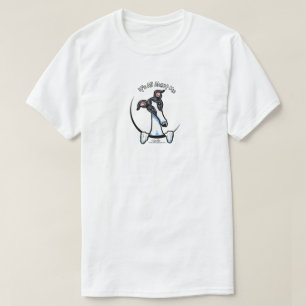 White Black Greyhound helemaal over mij T-shirt