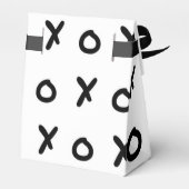 White & Black X O XO X&O's Trendy Cute Bedankdoosjes (Achterkant)