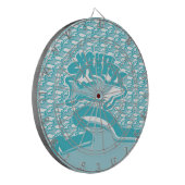 WHITE/ BLANCO TIBURON/SHARK BY MASANSER DARTBORD (Voorkant Links)