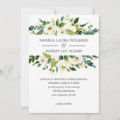 White Bloom | Uitnodiging tot weddenschappen (Voorkant)