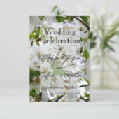 White Blossom Save The Date (Staand voorkant)