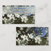 White Blossom Visitekaartje (Voorkant / Achterkant)