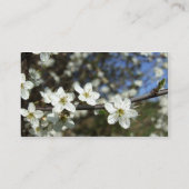 White Blossom Visitekaartje (Achterkant)