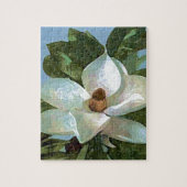 White Blossoming Magnolia Legpuzzel (Verticaal)